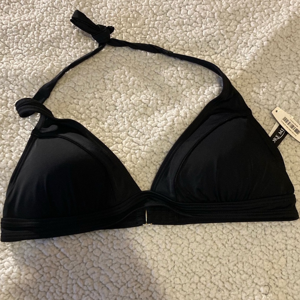 Adore Me Black Bikini Top Size Large NWT